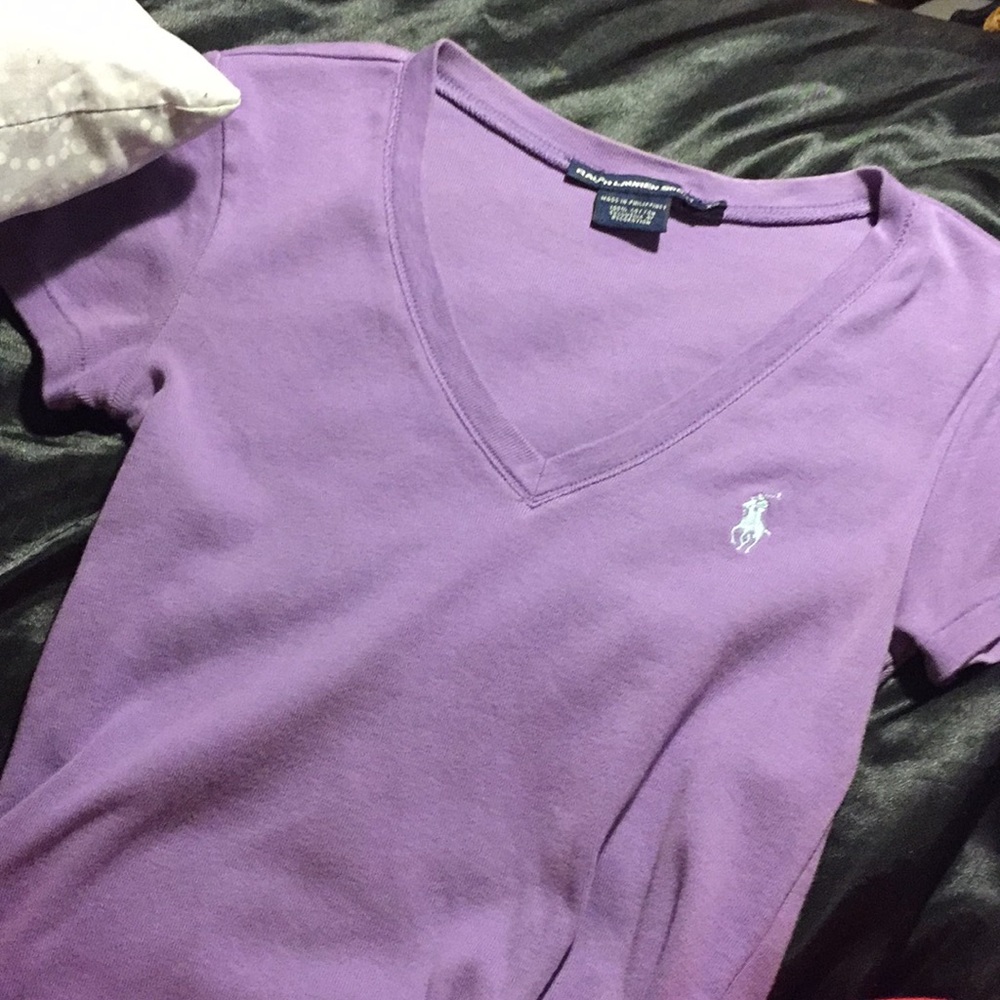 Purple Ralph Lauren T-shirt